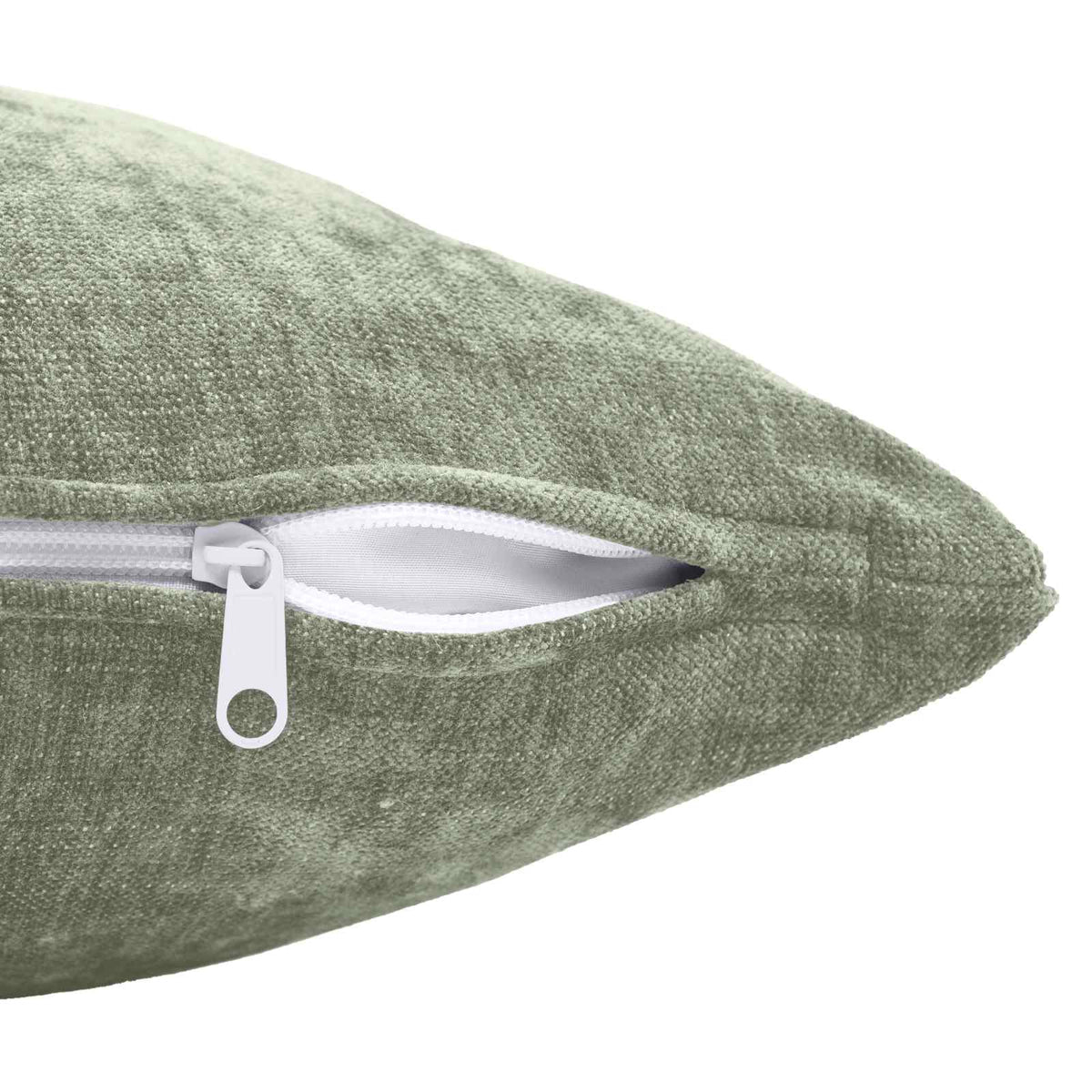 vidaXL Throw Pillow 6 pcs HEERLEN Green 35 x 35 cm Chenille Fabric 6