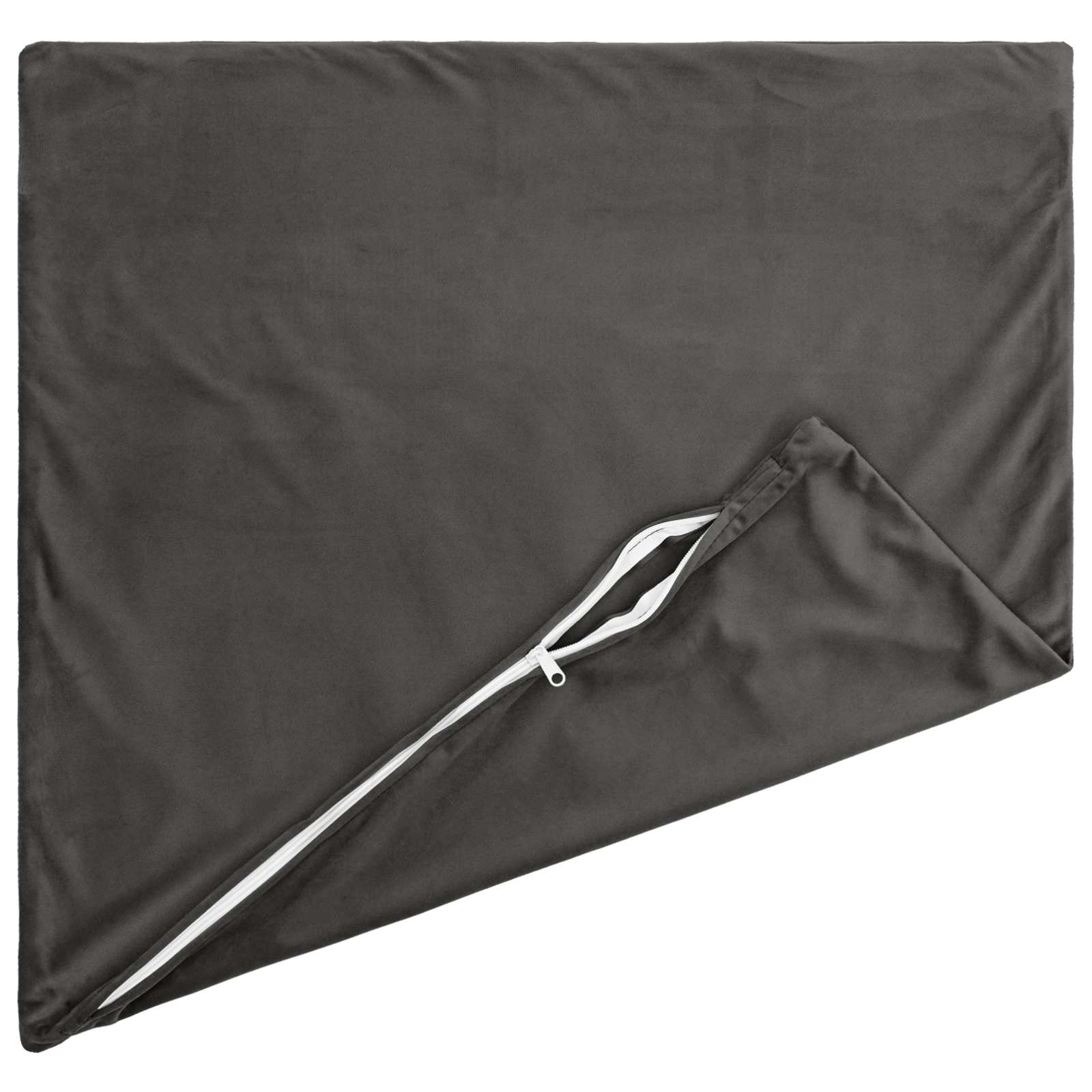 vidaXL Cushion with Pillow HEERLEN 6 pcs Dark Grey Velvet 3