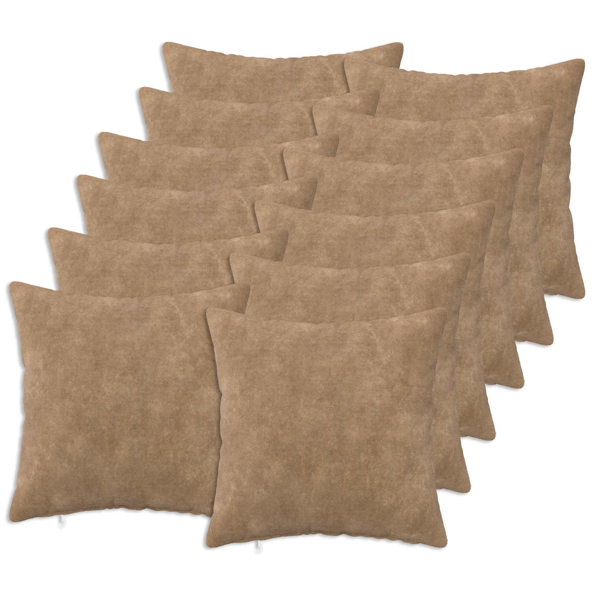 Pillow HEERLEN Microfiber Fleece Taupe