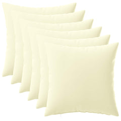 Cushion with Pillow HEERLEN 6 pcs Cream Polyester, image 2