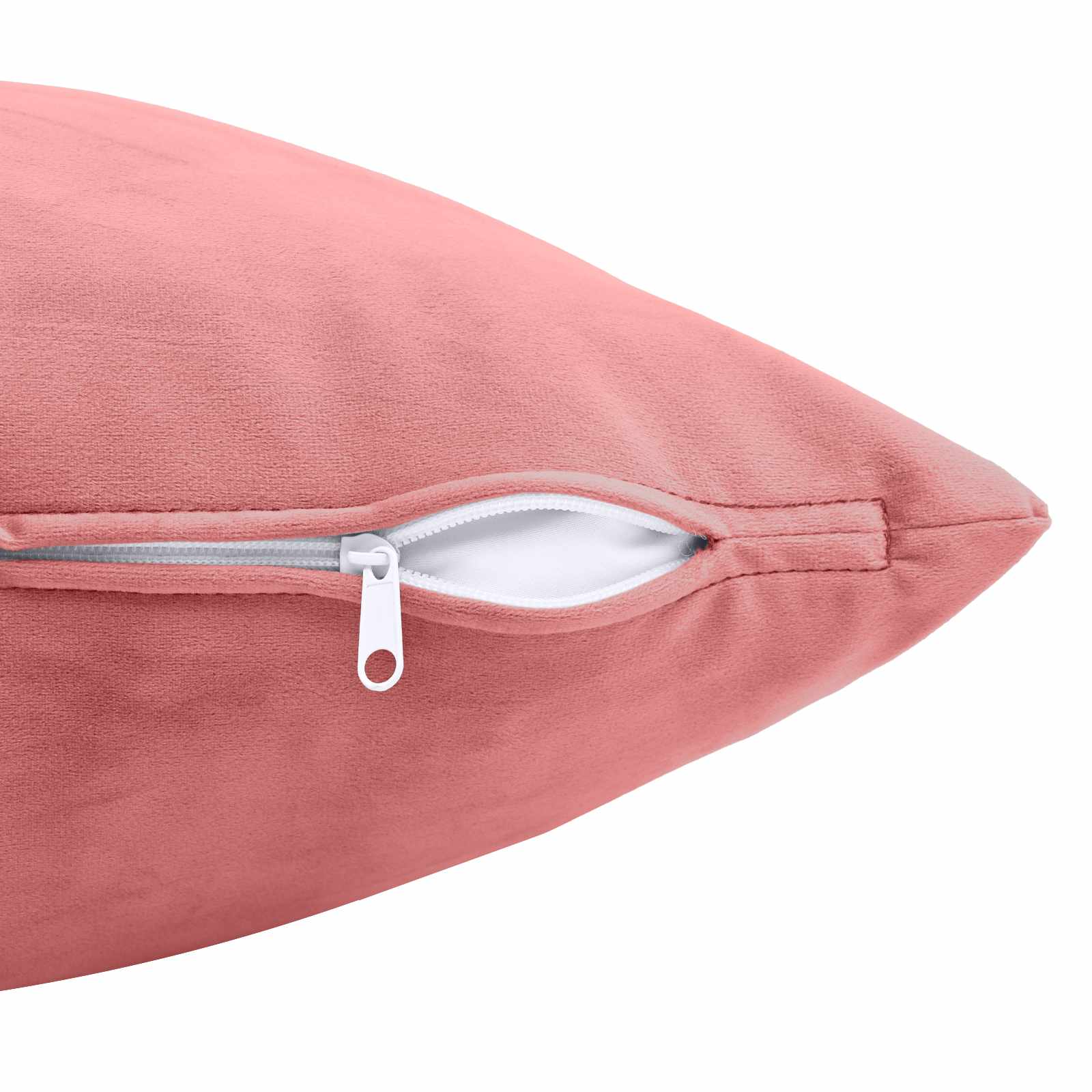 vidaXL Cushion with Pillow HEERLEN 6 pcs Pink Velvet 6