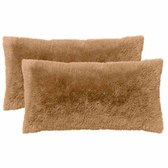 vidaXL Cushion with Pillow HEERLEN 6 pcs Taupe PV Fleece 2