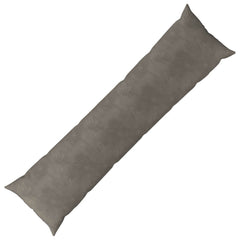 vidaXL Cushion with Pillow HEERLEN Light Grey 40 x 145 cm Velvet 1