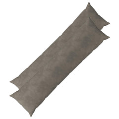 vidaXL Cushion with Pillow HEERLEN 2 pcs Light Grey Velvet 1