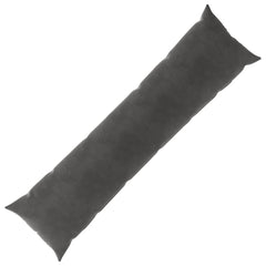 vidaXL Cushion with Pillow HEERLEN Dark Grey 40 x 145 cm Velvet 2