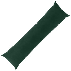 vidaXL Cushion with Pillow HEERLEN Dark Green 40 x 145 cm Velvet 2