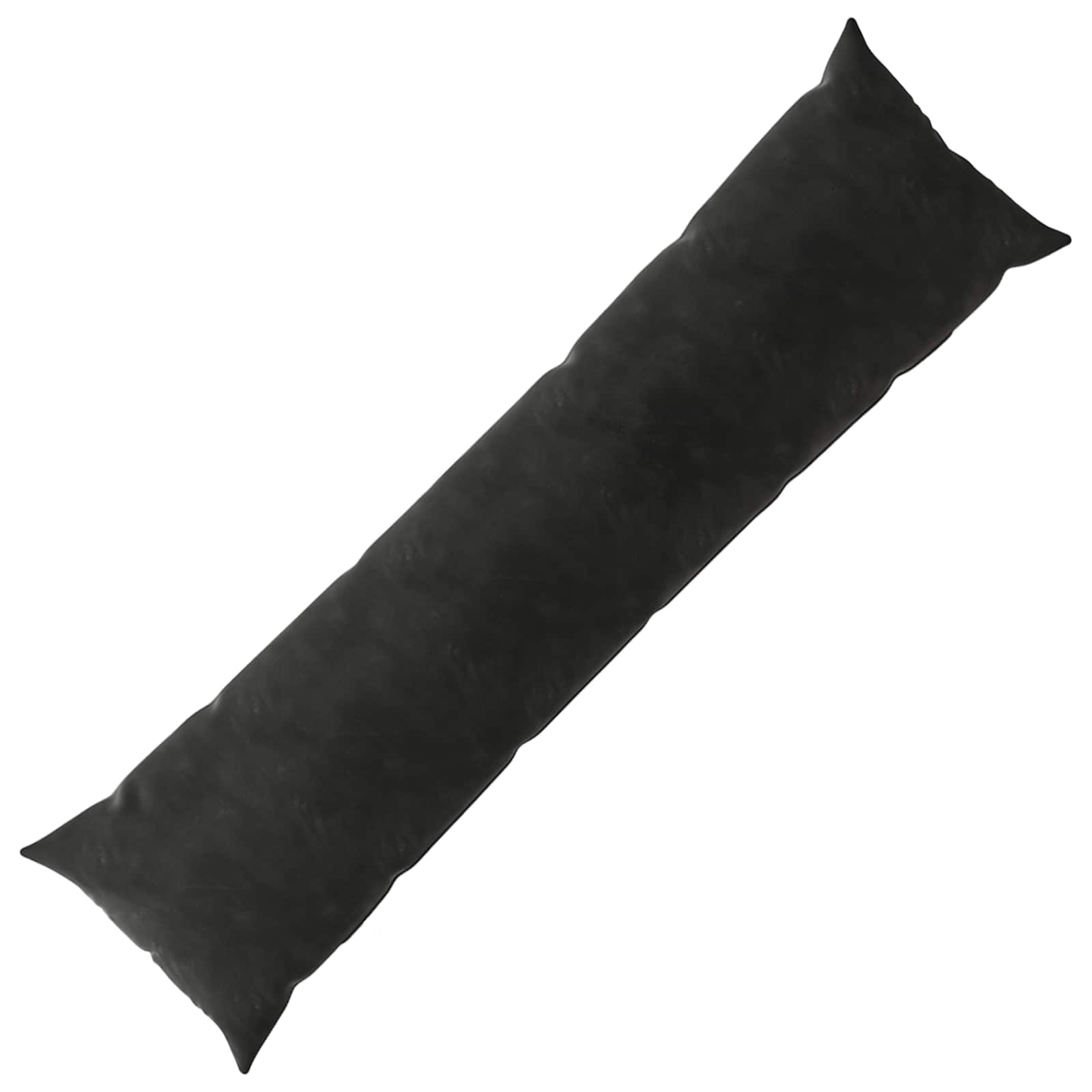 vidaXL Cushion with Pillow HEERLEN Black 40 x 145 cm Velvet 2