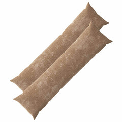 vidaXL Throw Pillow 2 pcs HEERLEN Brown 40 x 145 cm Chenille Fabric 2