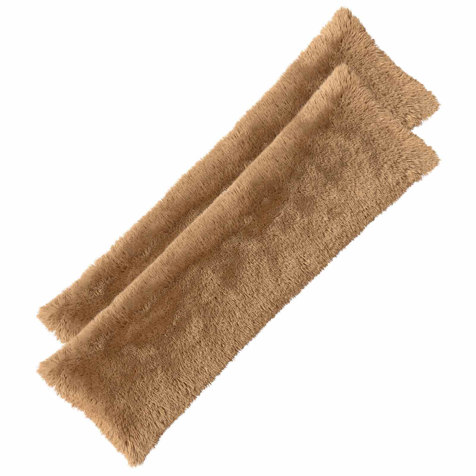vidaXL Cushion with Pillow HEERLEN Taupe 40 x 145 cm PV Fleece 2