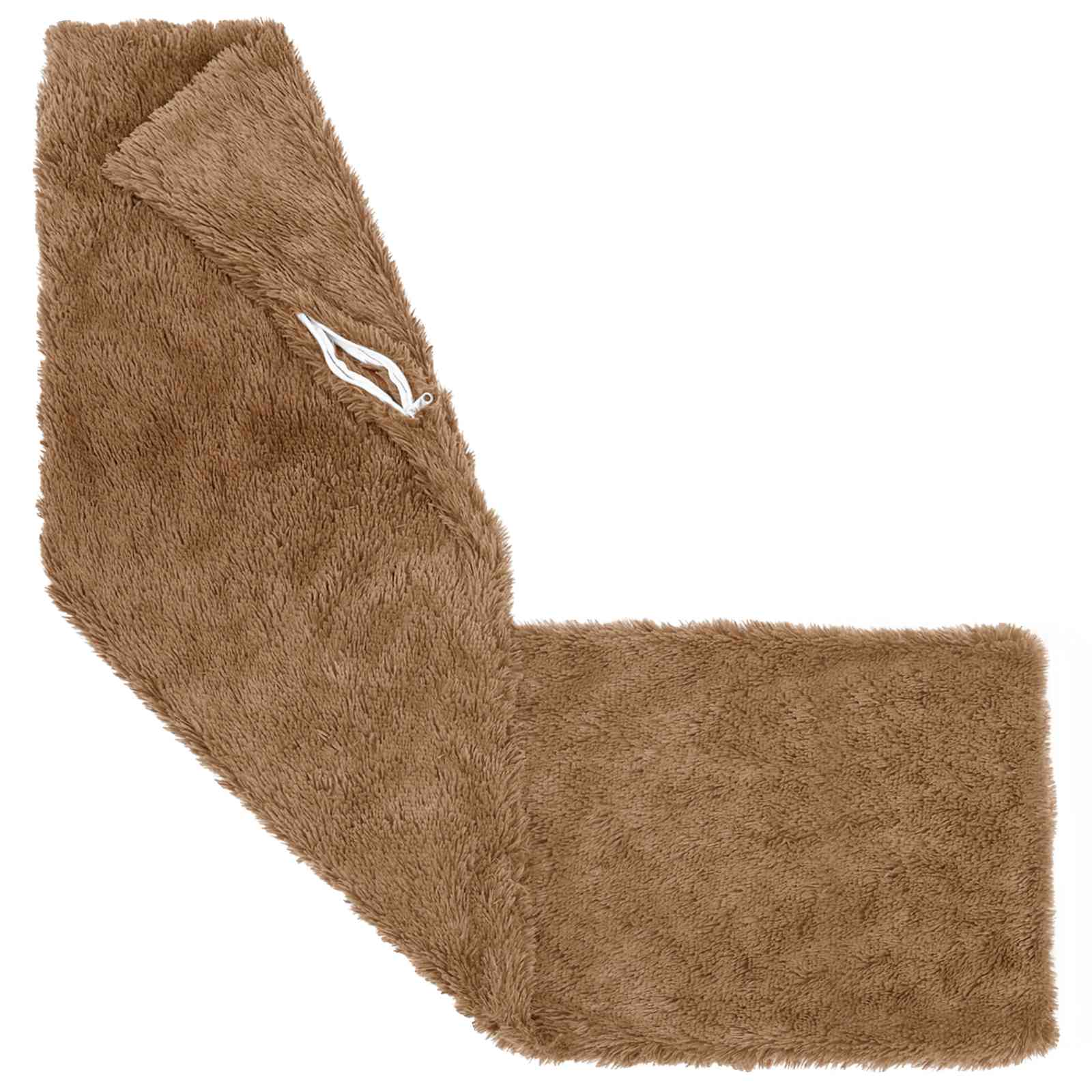 vidaXL Cushion with Pillow HEERLEN 2 pcs Taupe PV Fleece 4
