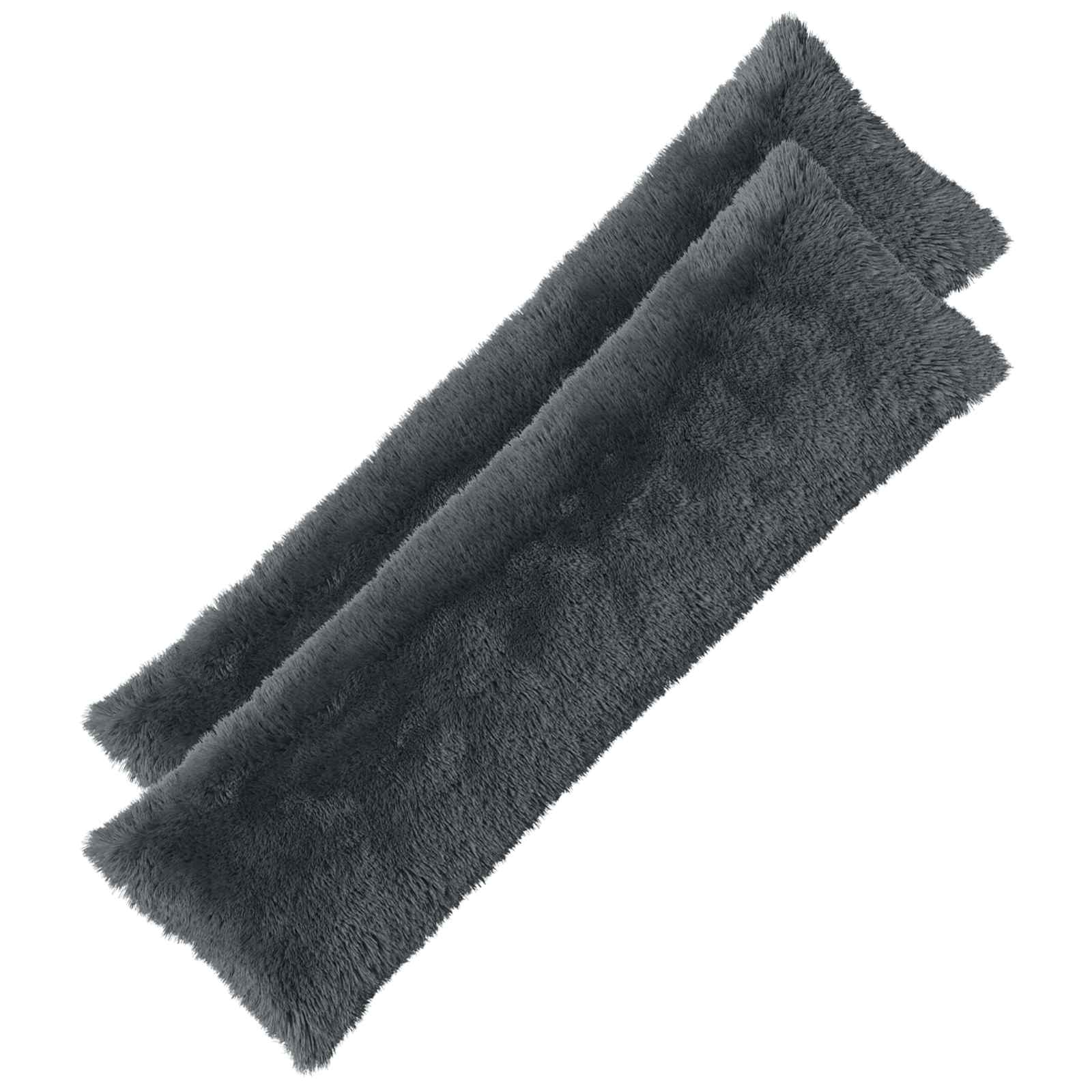 vidaXL Cushion with Pillow HEERLEN 2 pcs Anthracite PV Fleece 2