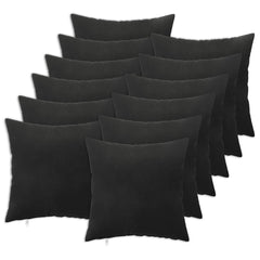 Throw Pillow HEERLEN Black Velvet