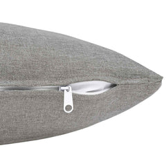 vidaXL Throw Pillow 2 pcs HEERLEN Cloud Grey 50 x 70 cm Fabric 5