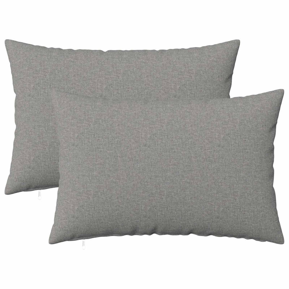 vidaXL Throw Pillow 2 pcs HEERLEN Cloud Grey 50 x 70 cm Fabric 2