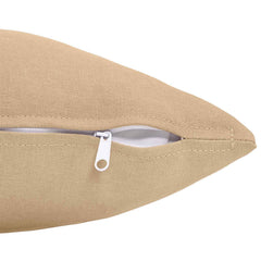 vidaXL Cushion with Pillow HEERLEN 2 pcs Cream Fabric 5