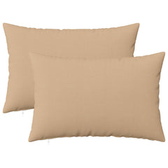 vidaXL Cushion with Pillow HEERLEN 2 pcs Cream Fabric 2