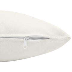 vidaXL Cushion with Pillow HEERLEN 2 pcs White Fabric 5