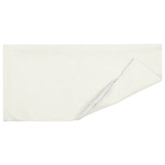 vidaXL Cushion with Pillow HEERLEN 2 pcs White Fabric 4