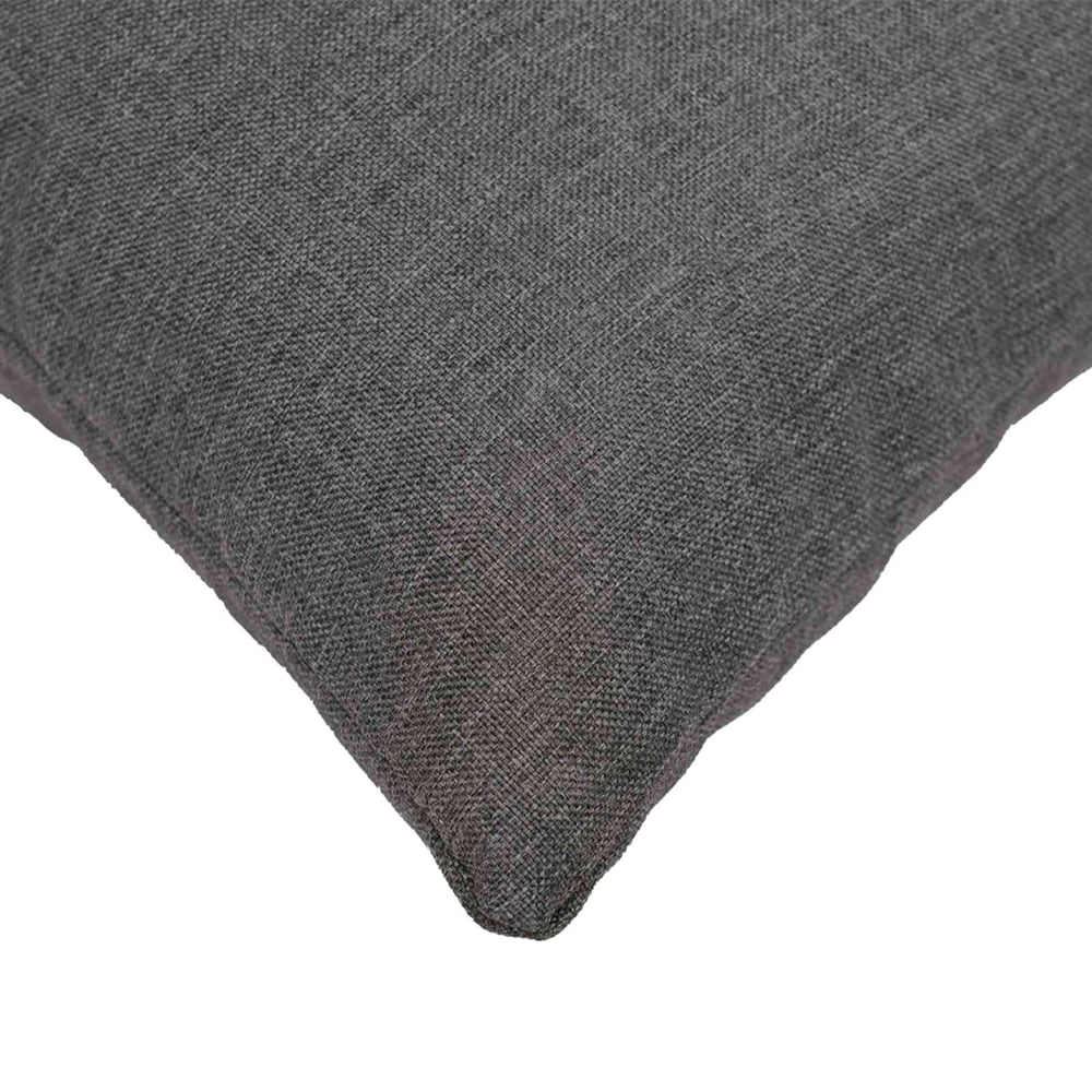 Cushion with Pillow HEERLEN 2 pcs Light Grey Fabric 6