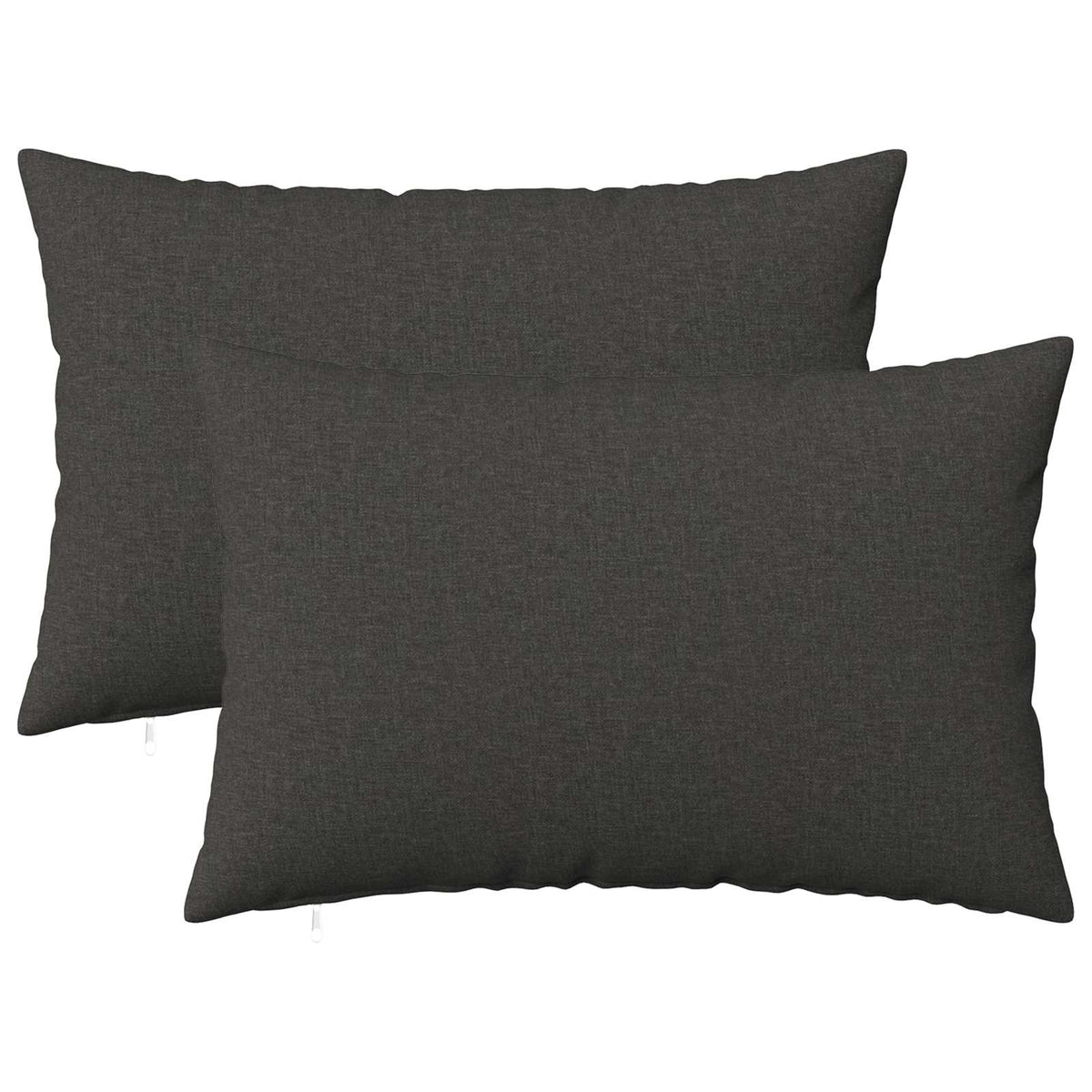 vidaXL Cushion with Pillow HEERLEN 2 pcs Dark Grey Fabric 2