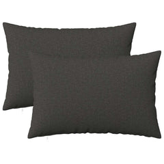 vidaXL Cushion with Pillow HEERLEN 2 pcs Dark Grey Fabric 2