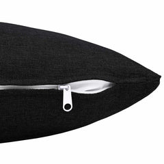 vidaXL Throw Pillow 2 pcs HEERLEN Black 50 x 75 cm Fabric 5