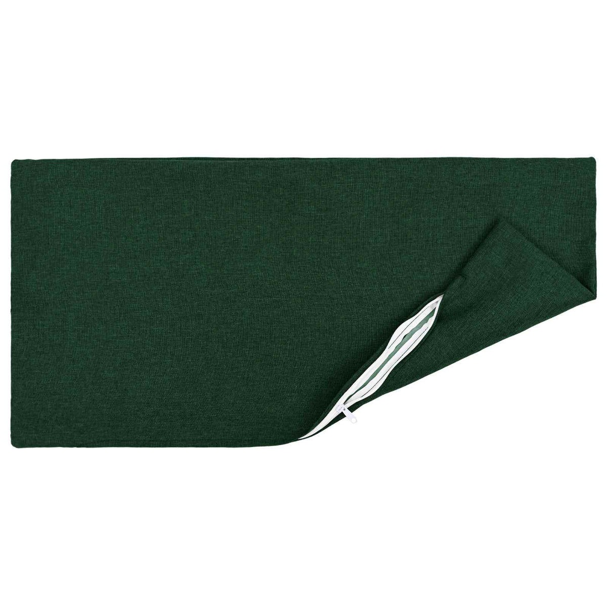 Throw Pillow HEERLEN Dark Green Fabric