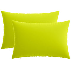 vidaXL Throw Pillow 2 pcs HEERLEN Bright Green 50 x 75 cm Polyester 2