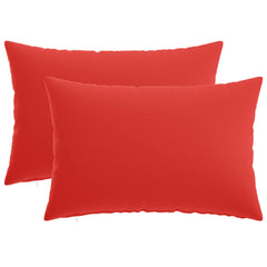 vidaXL Throw Pillow 2 pcs HEERLEN Red 50 x 75 cm Polyester 2