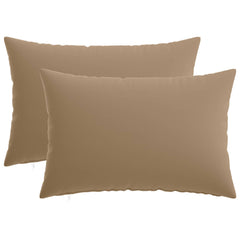 vidaXL Throw Pillow 2 pcs HEERLEN Taupe 50 x 75 cm Polyester 2