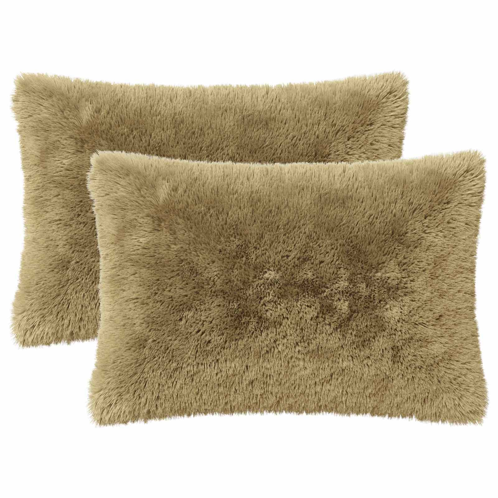 vidaXL Cushion with Pillow HEERLEN 2 pcs Light Grey PV Fleece 2
