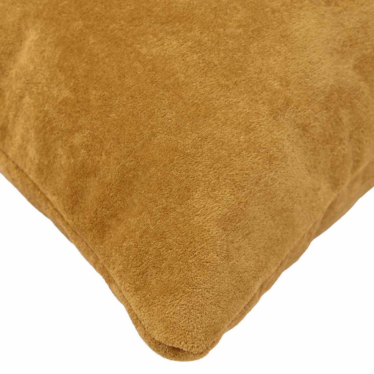 vidaXL Cushion with Pillow HEERLEN 2 pcs Yellow Microfiber Fleece 4