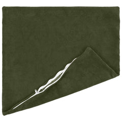 Cushion with Pillow HEERLEN 2 pcs Green Microfiber Fleece, image 3