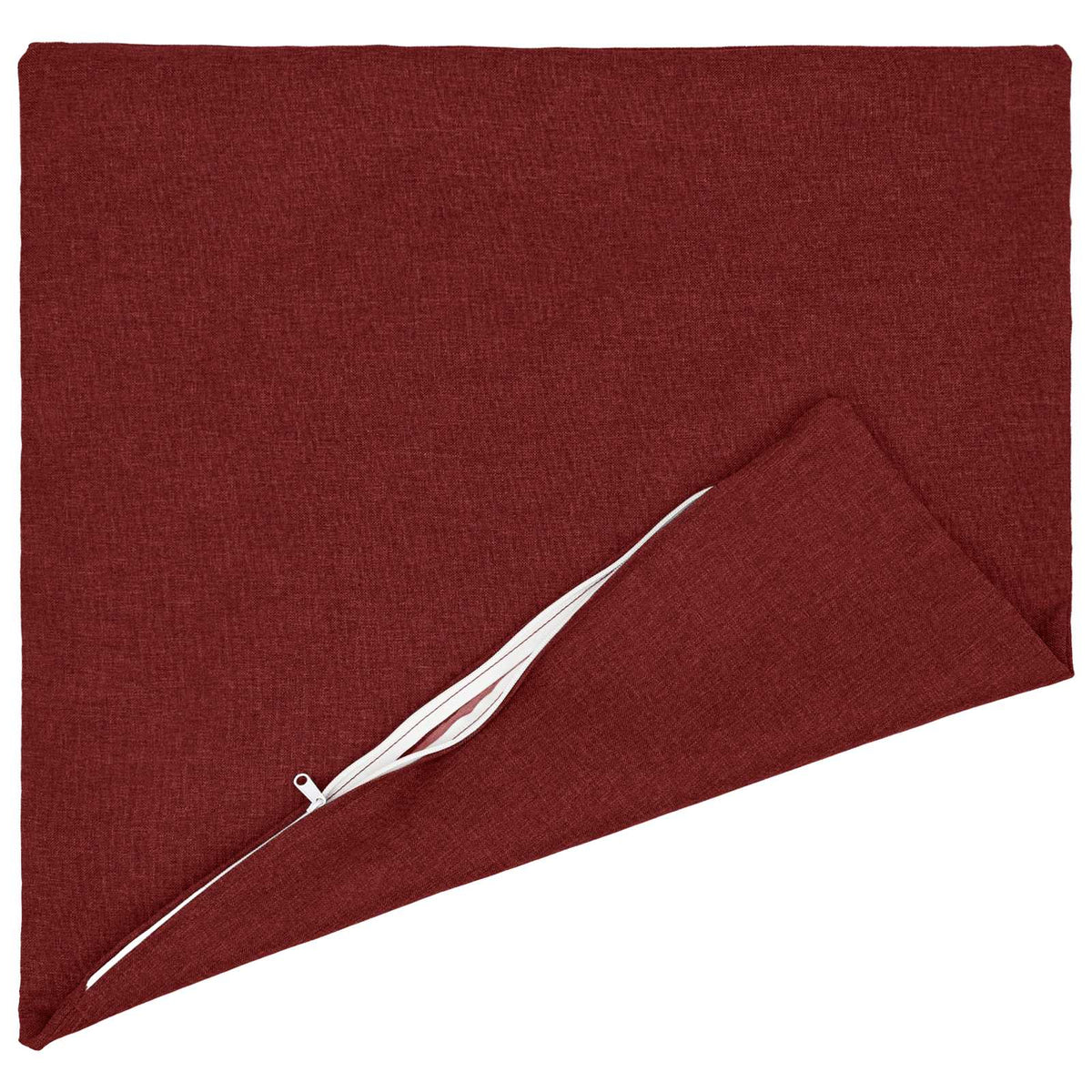 vidaXL Cushion with Pillow HEERLEN 2 pcs Wine Red Fabric 4