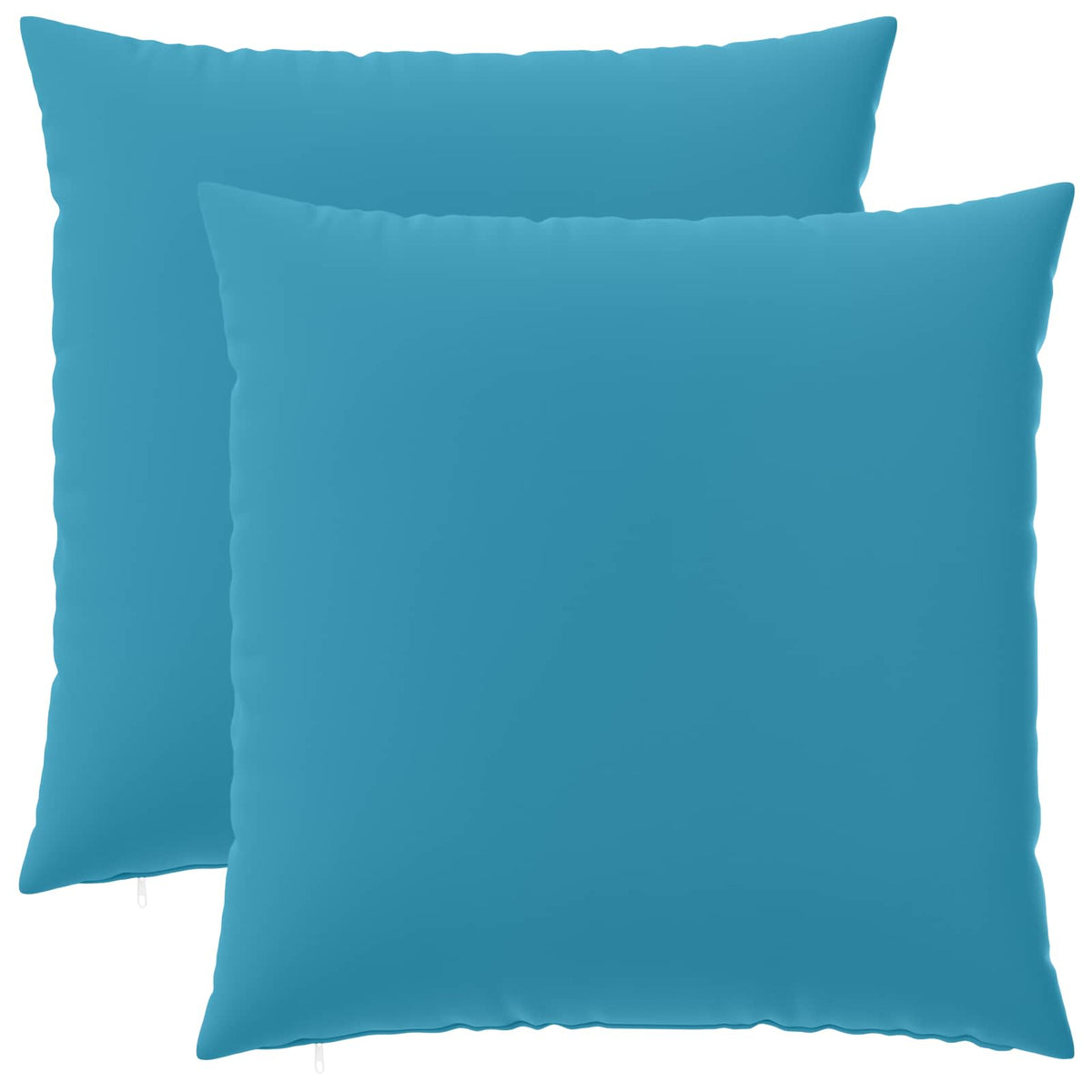 vidaXL Throw Pillow 2 pcs HEERLEN Light Blue 60 x 60 cm Polyester 2