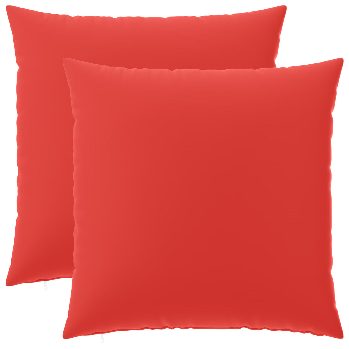 vidaXL Throw Pillow 2 pcs HEERLEN Red 60 x 60 cm Polyester 2