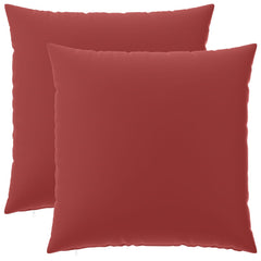 Cushion with Pillow HEERLEN 2 pcs Wine Red Polyester, image 2