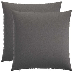 vidaXL Throw Pillow 2 pcs HEERLEN Light Grey 70 x 70 cm Fabric 2