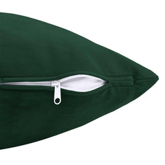 vidaXL Cushion with Pillow HEERLEN 2 pcs Dark Green Velvet 6