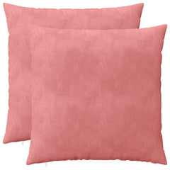 vidaXL Cushion with Pillow HEERLEN 2 pcs Pink Velvet 2
