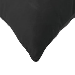 vidaXL Cushion with Pillow HEERLEN 2 pcs Black Velvet 5