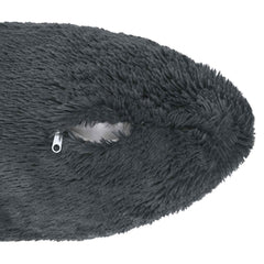 vidaXL Cushion with Pillow HEERLEN 2 pcs Anthracite PV Fleece 6
