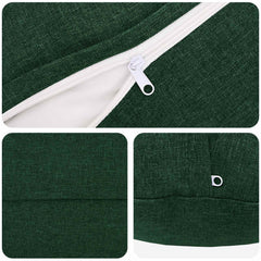vidaXL Cushion with Pillow HEERLEN 6 pcs Dark Green Fabric 5