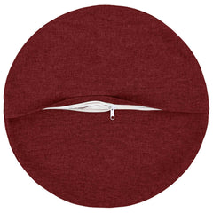 vidaXL Cushion with Pillow HEERLEN 6 pcs Wine Red Fabric 4