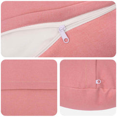 vidaXL Cushion with Pillow HEERLEN 6 pcs Pink Fabric 5