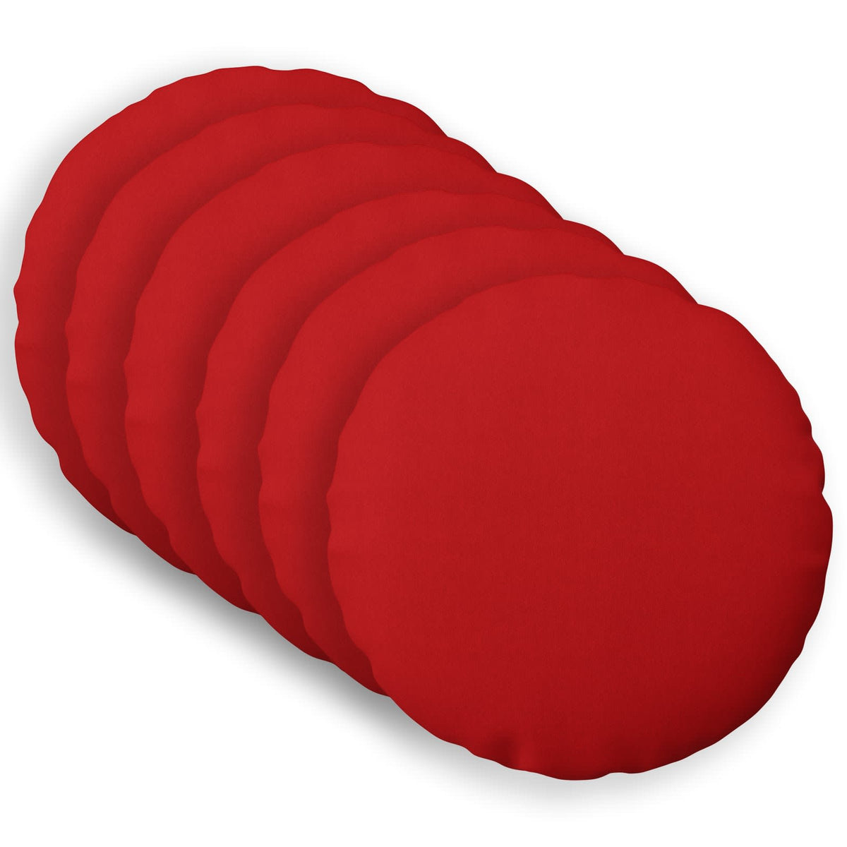 vidaXL Cushion with Pillow HEERLEN 6 pcs Red Fabric 2