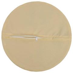 vidaXL Throw Pillow 6 pcs HEERLEN Beige Dia. 40 cm Polyester 5