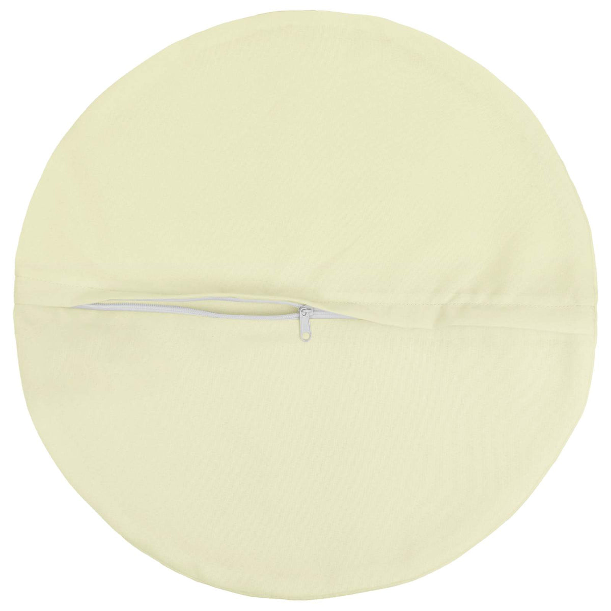 vidaXL Throw Pillow 6 pcs HEERLEN Cream Dia. 40 cm Polyester 5