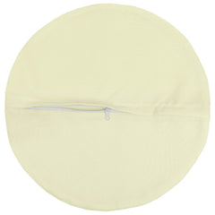 vidaXL Throw Pillow 6 pcs HEERLEN Cream Dia. 40 cm Polyester 5