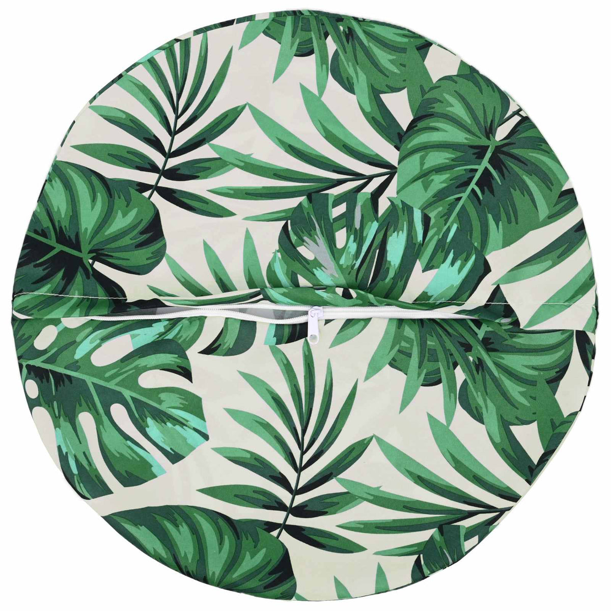 vidaXL Throw Pillow 6 pcs HEERLEN Leaf Pattern Dia. 40 cm Polyester 5